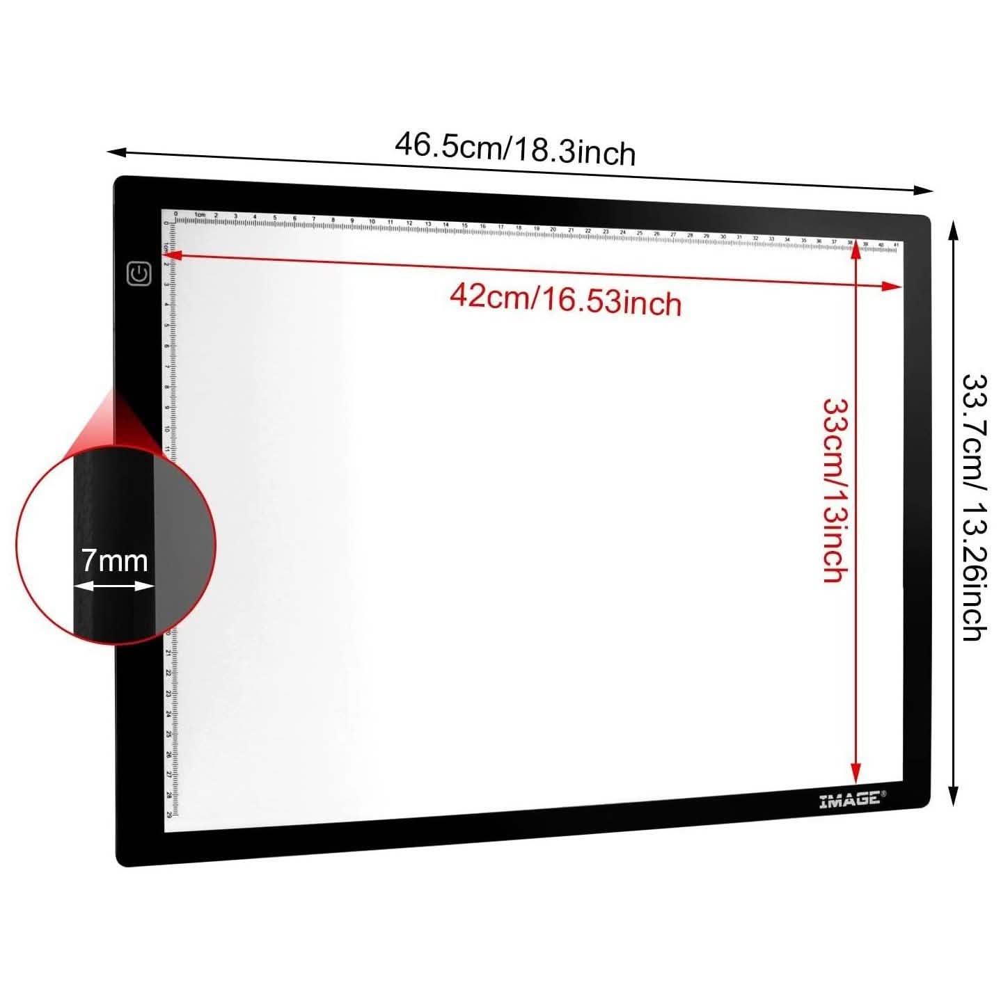 A3 Light Box Magnetic Artcraft Tracing Adjustable LED Light PadBoard Drawing DailySale