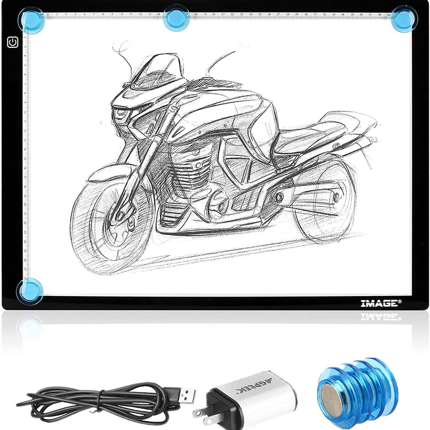 A3 Light Box Magnetic Artcraft Tracing Adjustable LED Light PadBoard Drawing DailySale