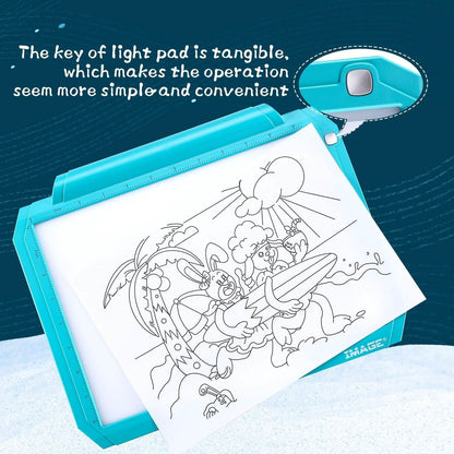 A4 Led Tracing Light Pad Box Memory Function Drawing Sketching Animation DailySale