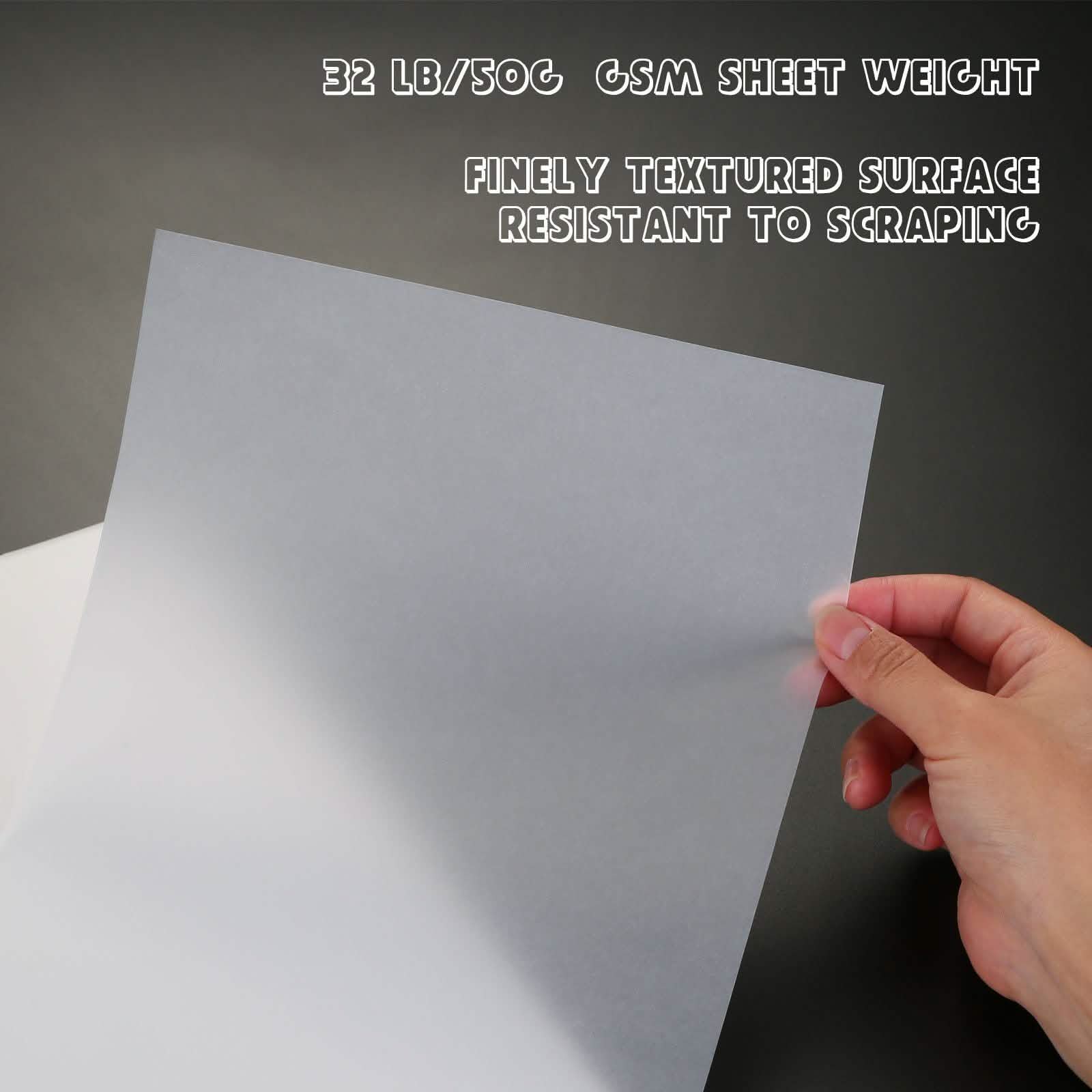 A4 Size 250 Sheets Translucent Vellum Paper for Tracing Sketching Drawing Animation DailySale
