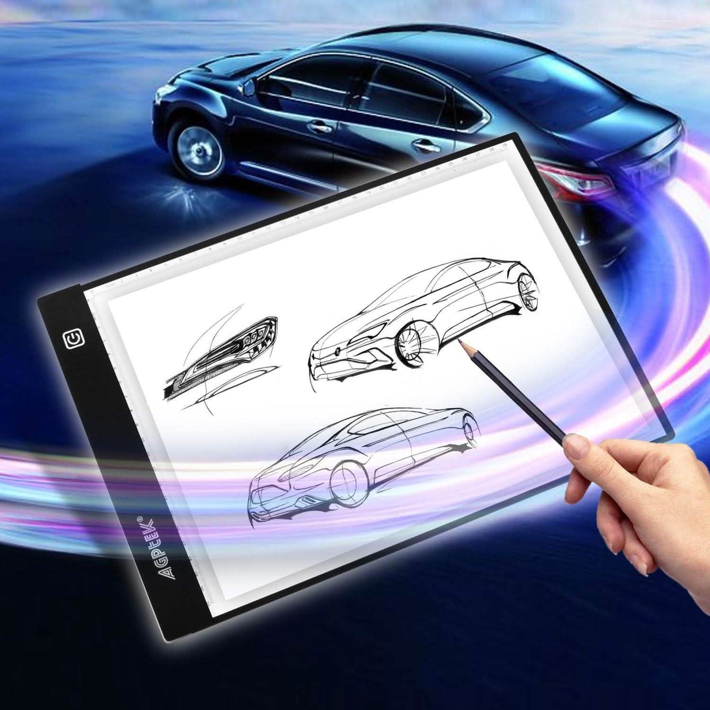 A4 Size LED Artcraft Tracing Light Pad Box Tattoo Animation Designing DailySale