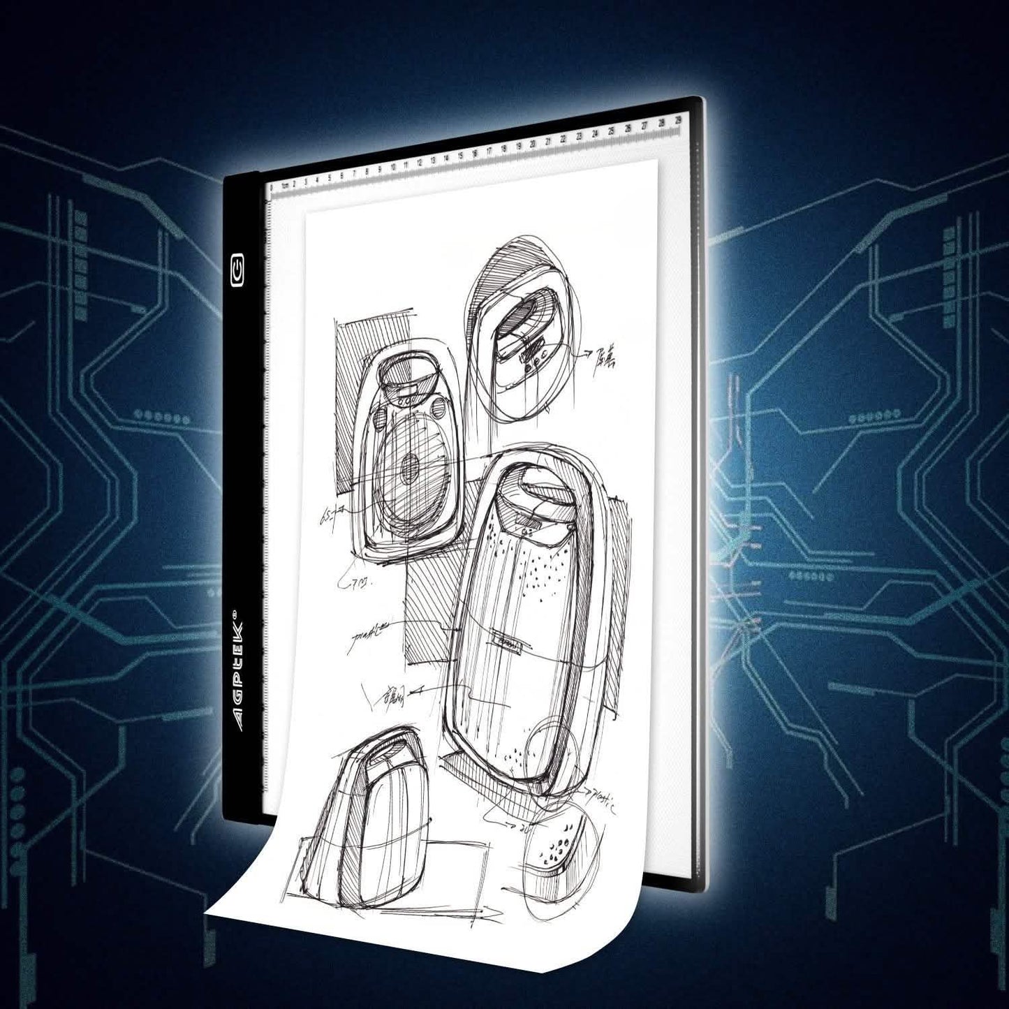 A4 Size LED Artcraft Tracing Light Pad Box Tattoo Animation Designing DailySale