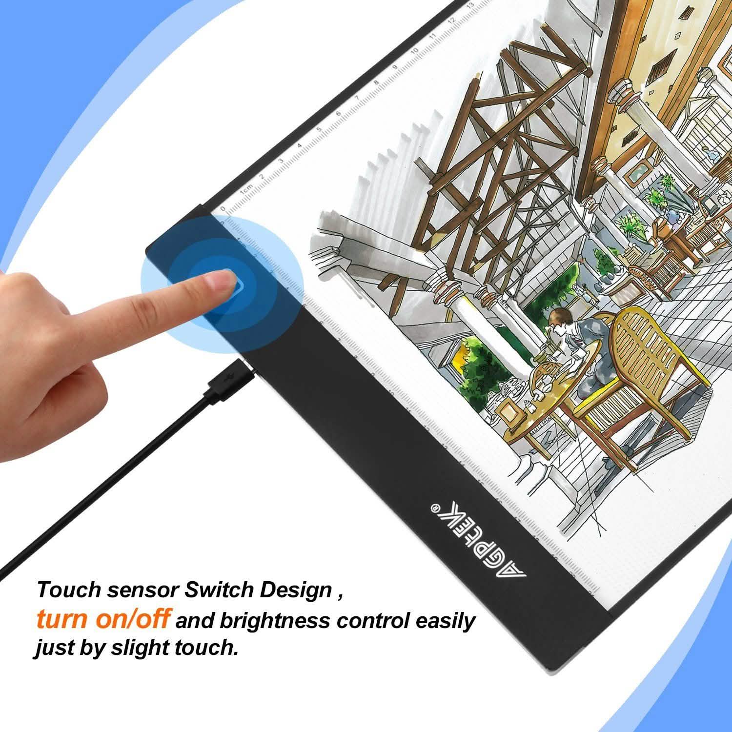 A4 Size LED Artcraft Tracing Light Pad Box Tattoo Animation Designing DailySale