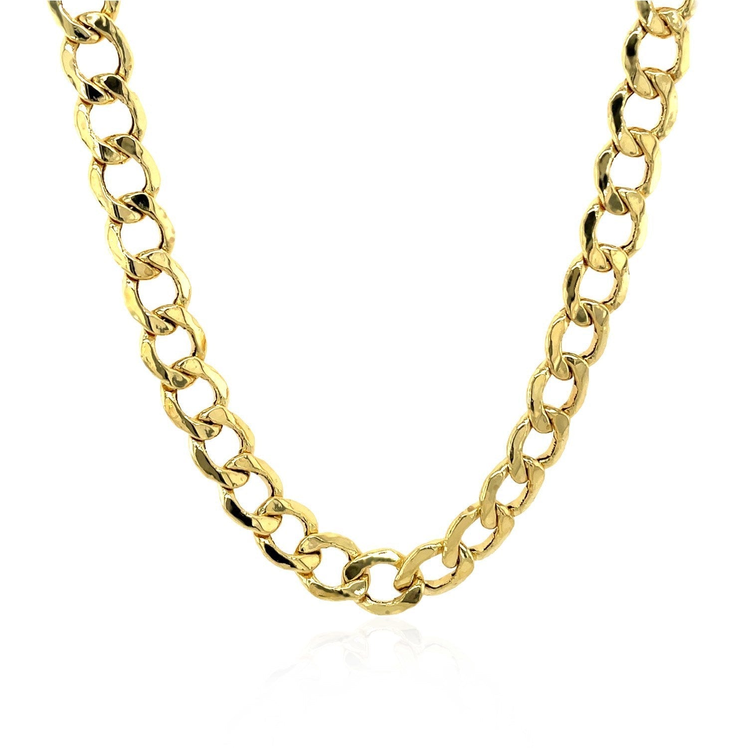 6.2mm 14k Yellow Gold Curb Chain Bids.com