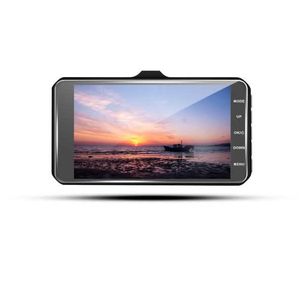 A6T 4-Inch 170° Wide Angle Full HD 1080P Car DVR Dual Lens Dash Cam Rear View Camera Video Recorder with Touch Screen DailySale