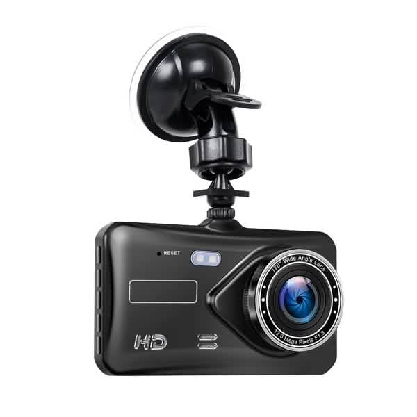 A6T 4-Inch 170° Wide Angle Full HD 1080P Car DVR Dual Lens Dash Cam Rear View Camera Video Recorder with Touch Screen DailySale