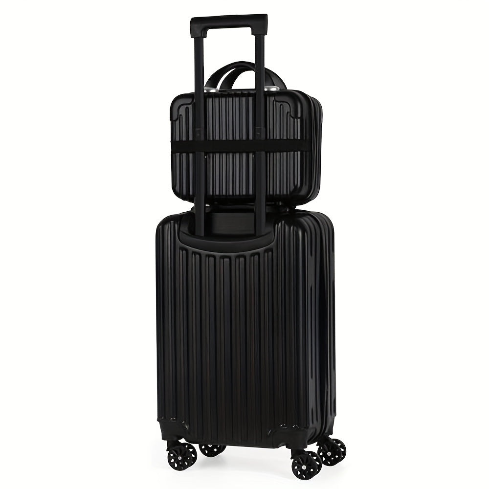 2-Piece Spinner Luggage Set – 20” Carry-On & 14” Crossbody Handbag DailySale