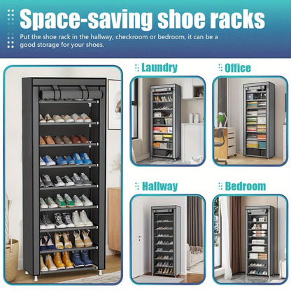 10-Layer 9 Grid Shoe Rack Shelf Storage Closet Organizer DailySale