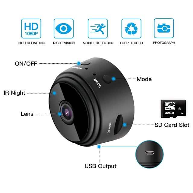 A9 IP Camera Full HD 1080P Mini Camera DailySale