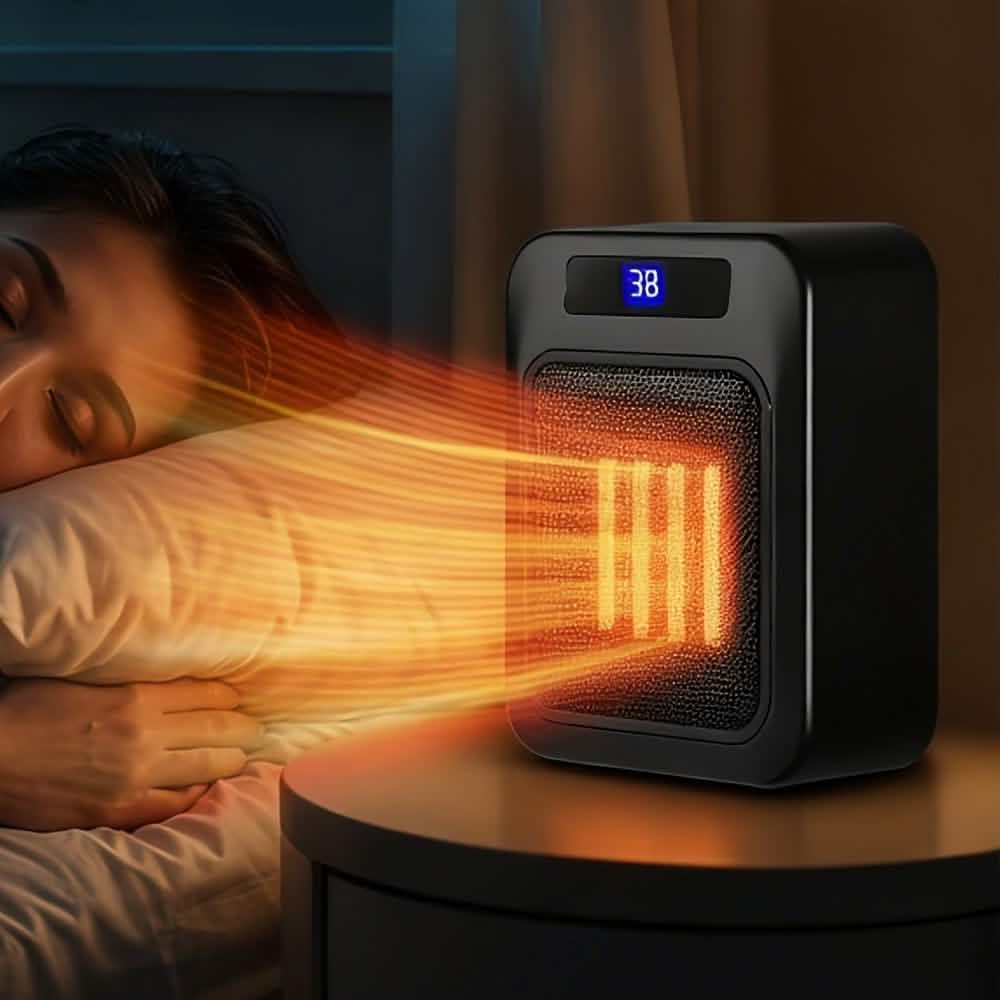 Space Heater for Indoor Use – 1500W Ceramic with Remote & Timer DailySale