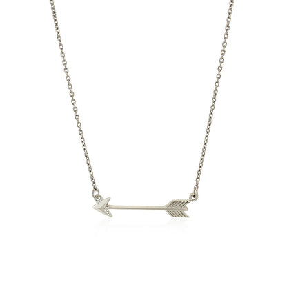Necklace with Arrow in Sterling Silver Bids.com