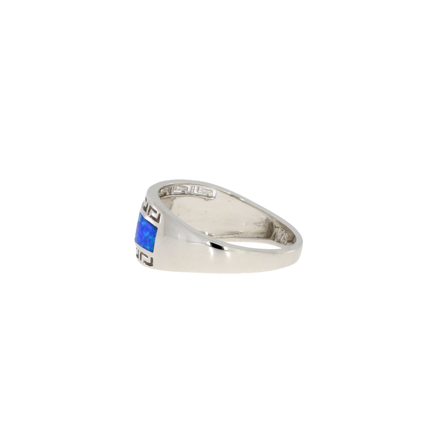 Natural Created Opal Ring Sterling Silver Bids.com