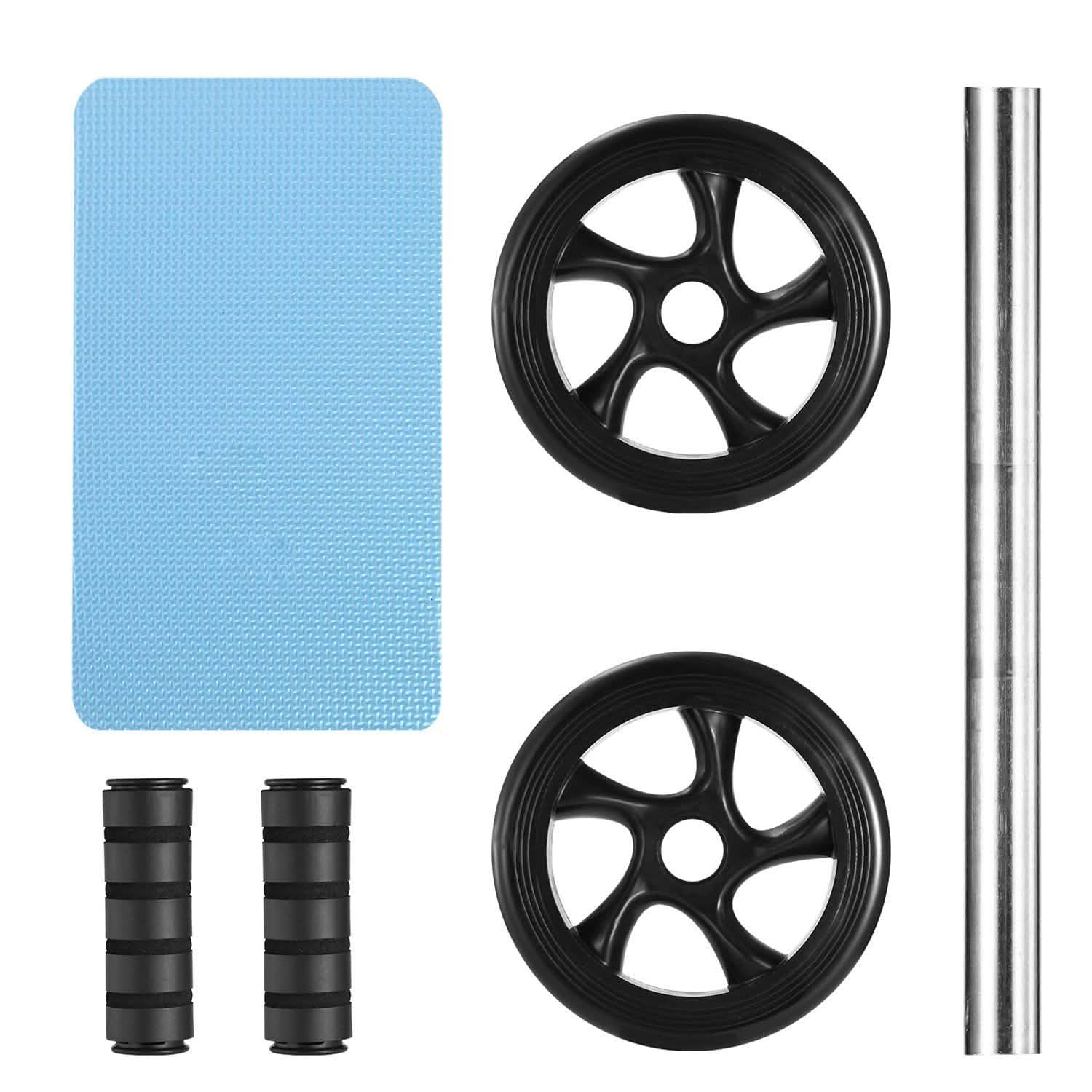 Ab Roller Wheel Fitness Exercise with Knee Pads DailySale