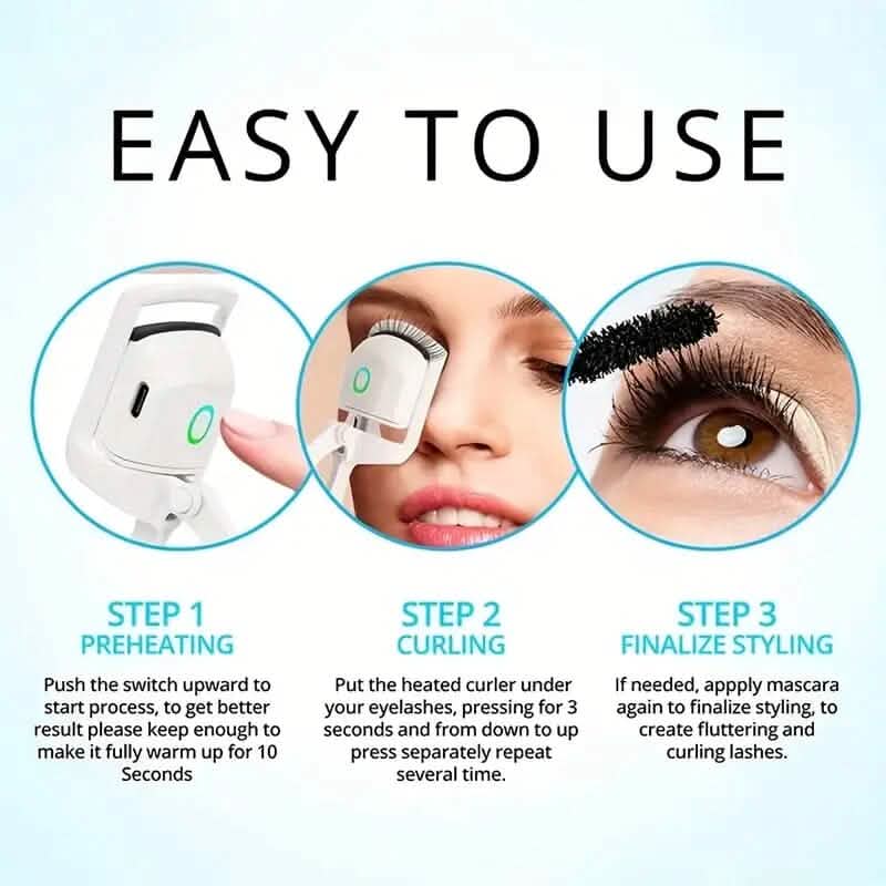 ABS Electric Eyelash Curler DailySale