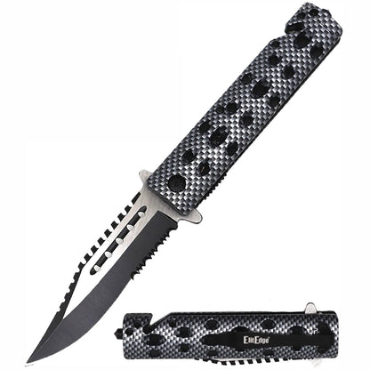 ABS Spring Assisted Rescue Knife DailySale
