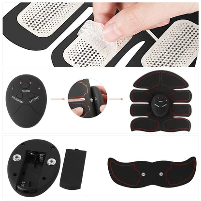 Abs Stimulator Muscle Toner EMS with 6 Modes DailySale