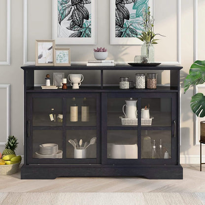 Accent Cabinet Wood Kitchen Buffet Sideboard DailySale