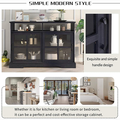 Accent Cabinet Wood Kitchen Buffet Sideboard DailySale
