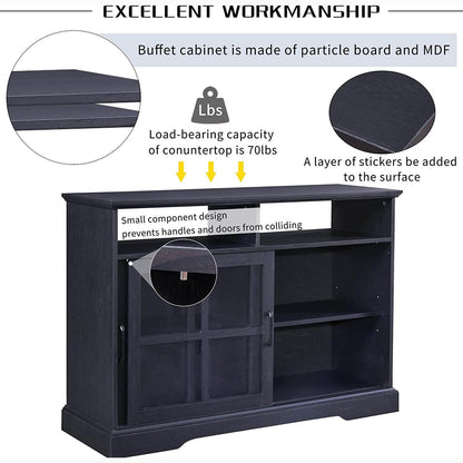 Accent Cabinet Wood Kitchen Buffet Sideboard DailySale