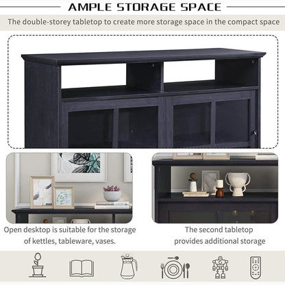 Accent Cabinet Wood Kitchen Buffet Sideboard DailySale