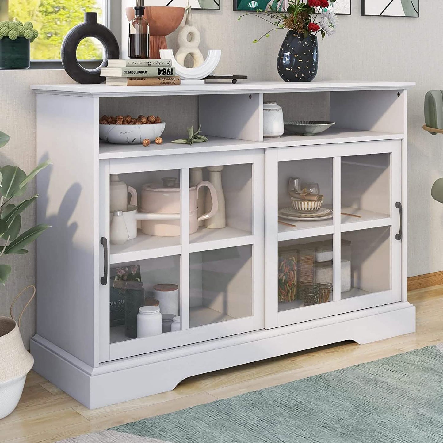 Accent Cabinet Wood Kitchen Buffet Sideboard DailySale