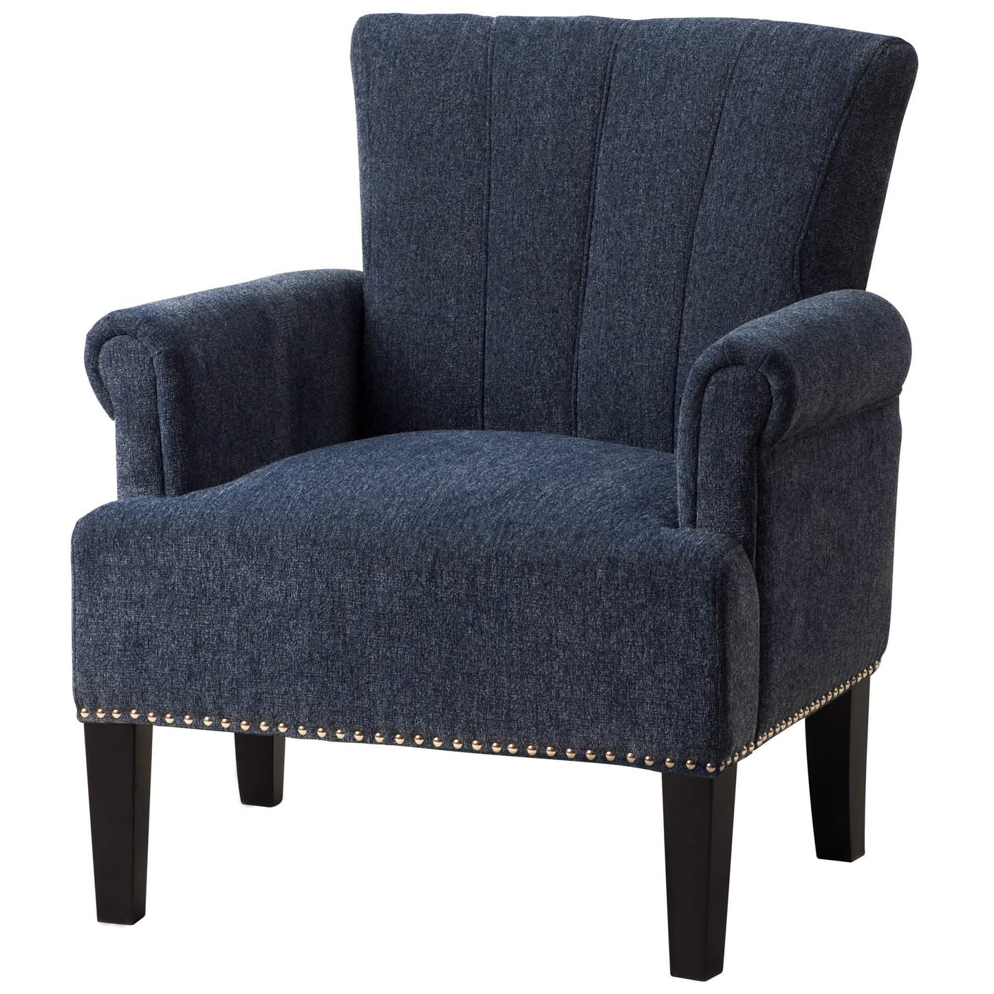 Accent Rivet Tufted Polyester Armchair DailySale