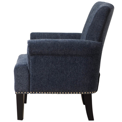 Accent Rivet Tufted Polyester Armchair DailySale