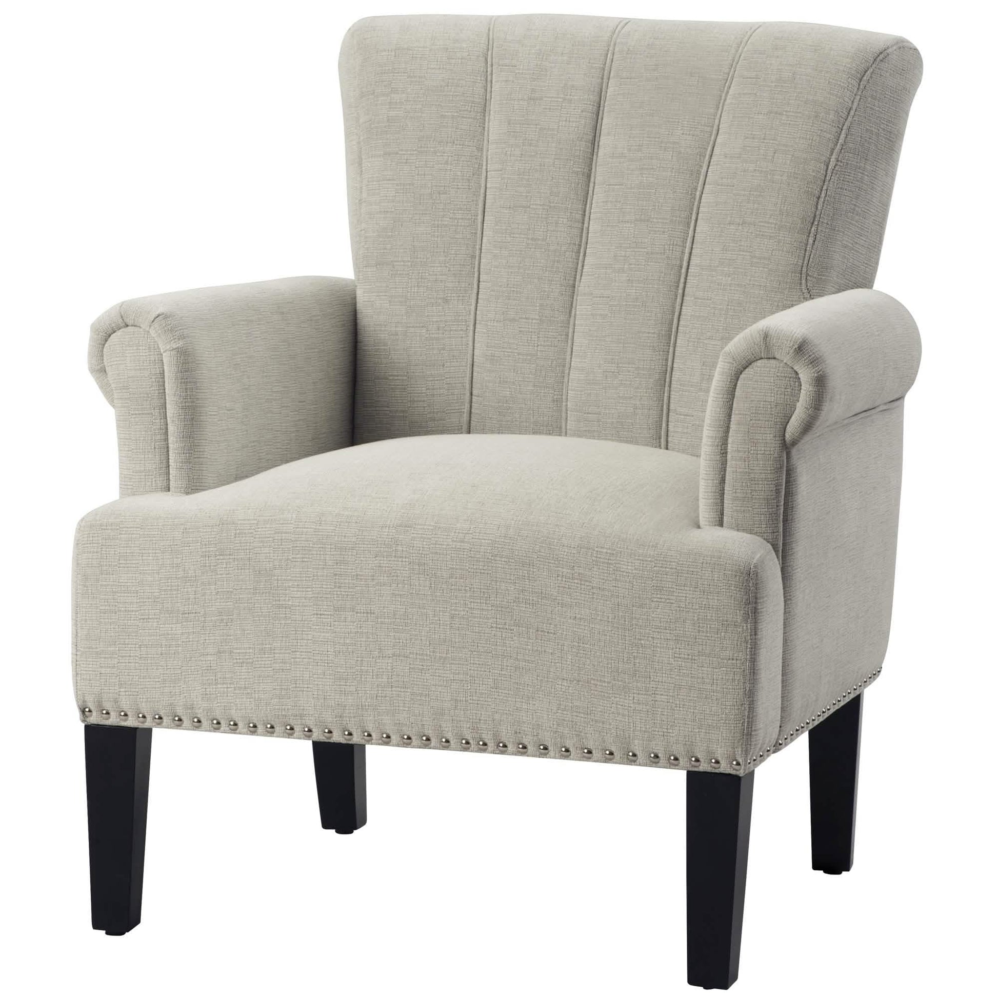 Accent Rivet Tufted Polyester Armchair DailySale