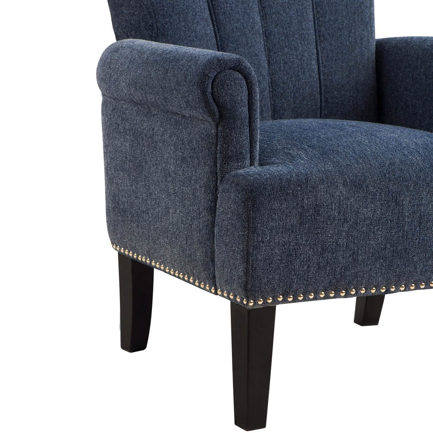 Accent Rivet Tufted Polyester Armchair DailySale