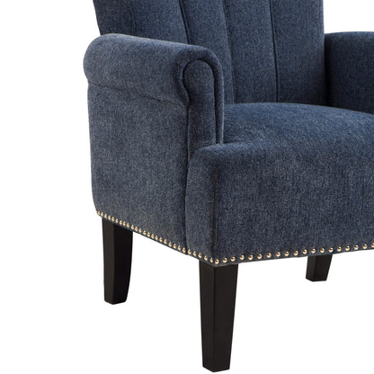 Accent Rivet Tufted Polyester Armchair DailySale
