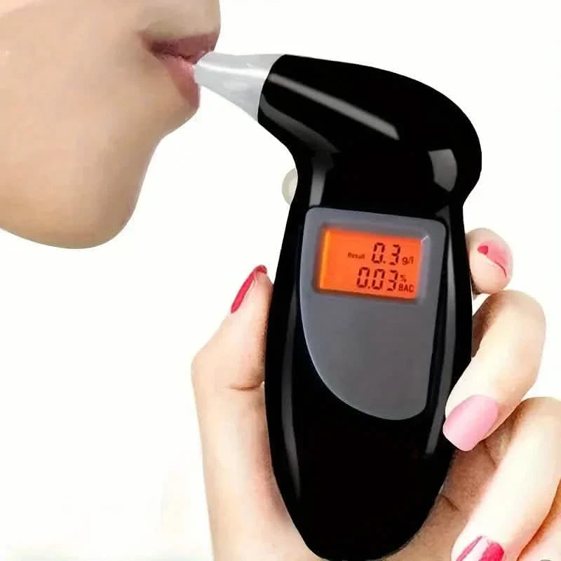 Accurate Personal Breath Alcohol Tester - Instant Blood Alcohol Content Measurement with High-Precision Sensors and LED Display DailySale