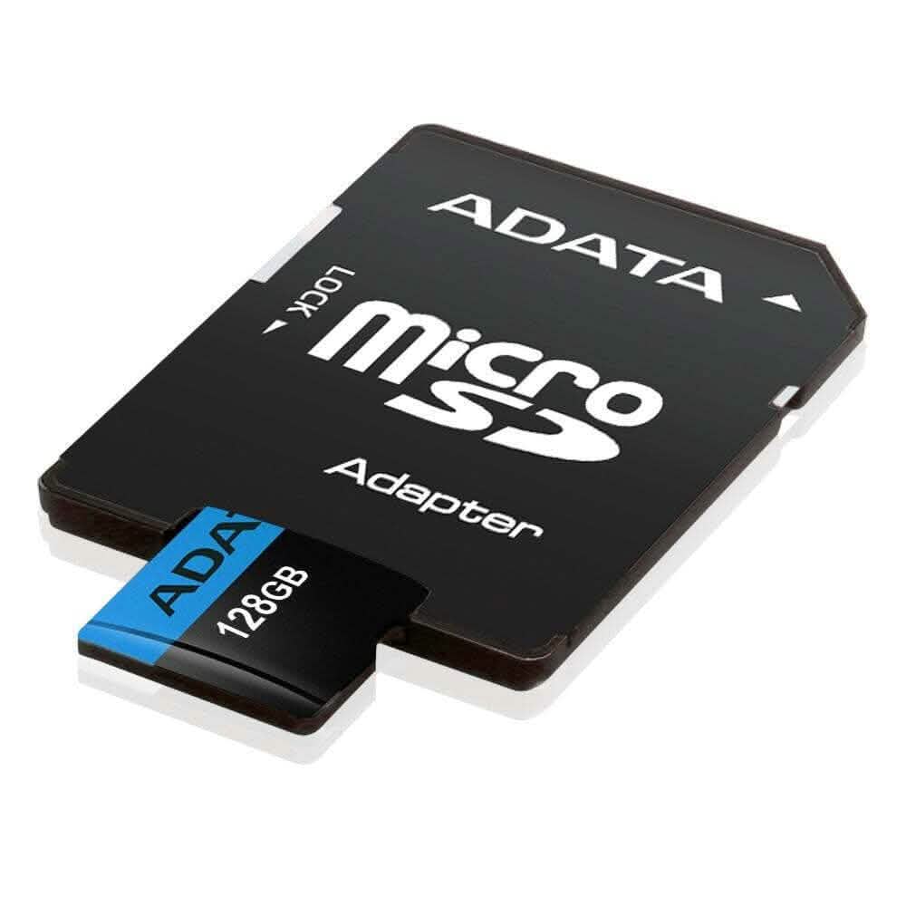 ADATA Memory Card 128GB Class 10 MicroSD with Adapter for Smartphones/Tablets (Refurbished) DailySale
