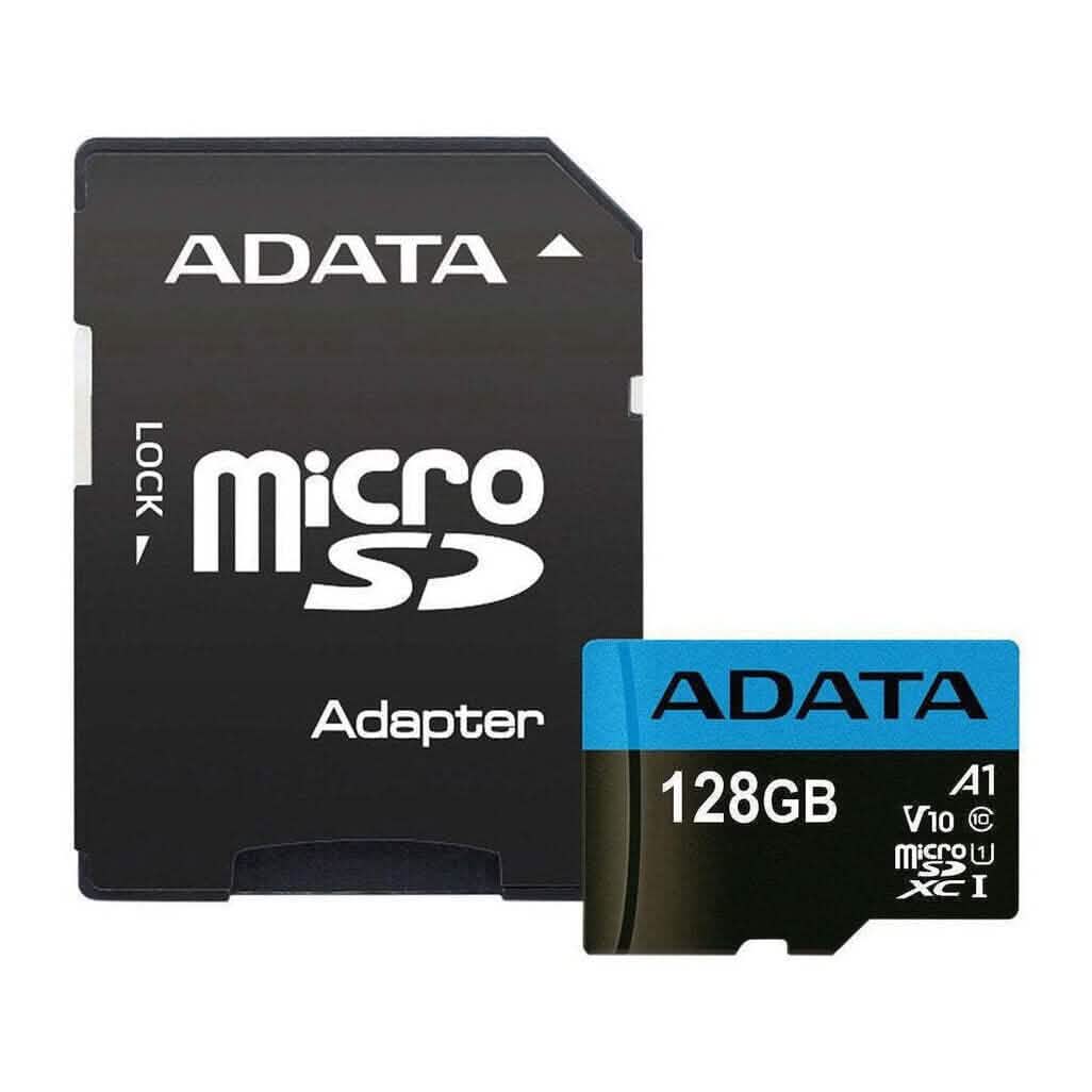 ADATA Memory Card 128GB Class 10 MicroSD with Adapter for Smartphones/Tablets (Refurbished) DailySale