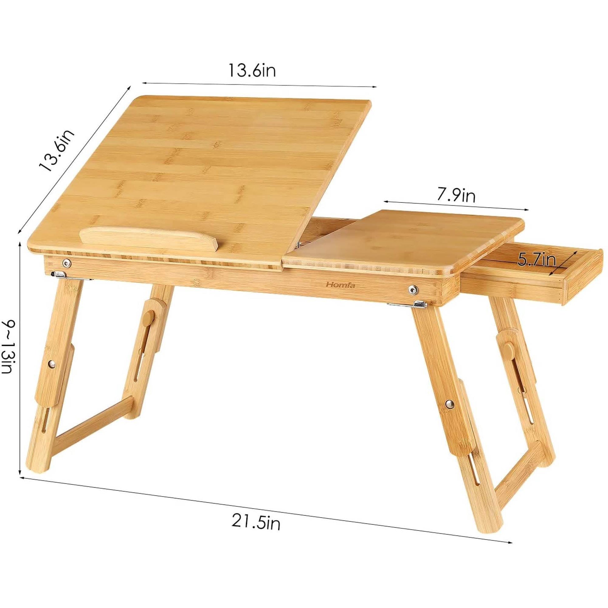 Adjustable Bamboo Laptop Desk DailySale