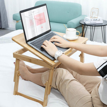 Adjustable Bamboo Laptop Desk DailySale