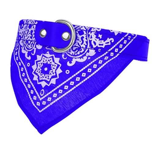 Adjustable Bandana Leather Pet Collar DailySale