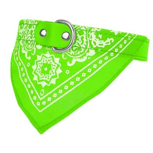 Adjustable Bandana Leather Pet Collar DailySale