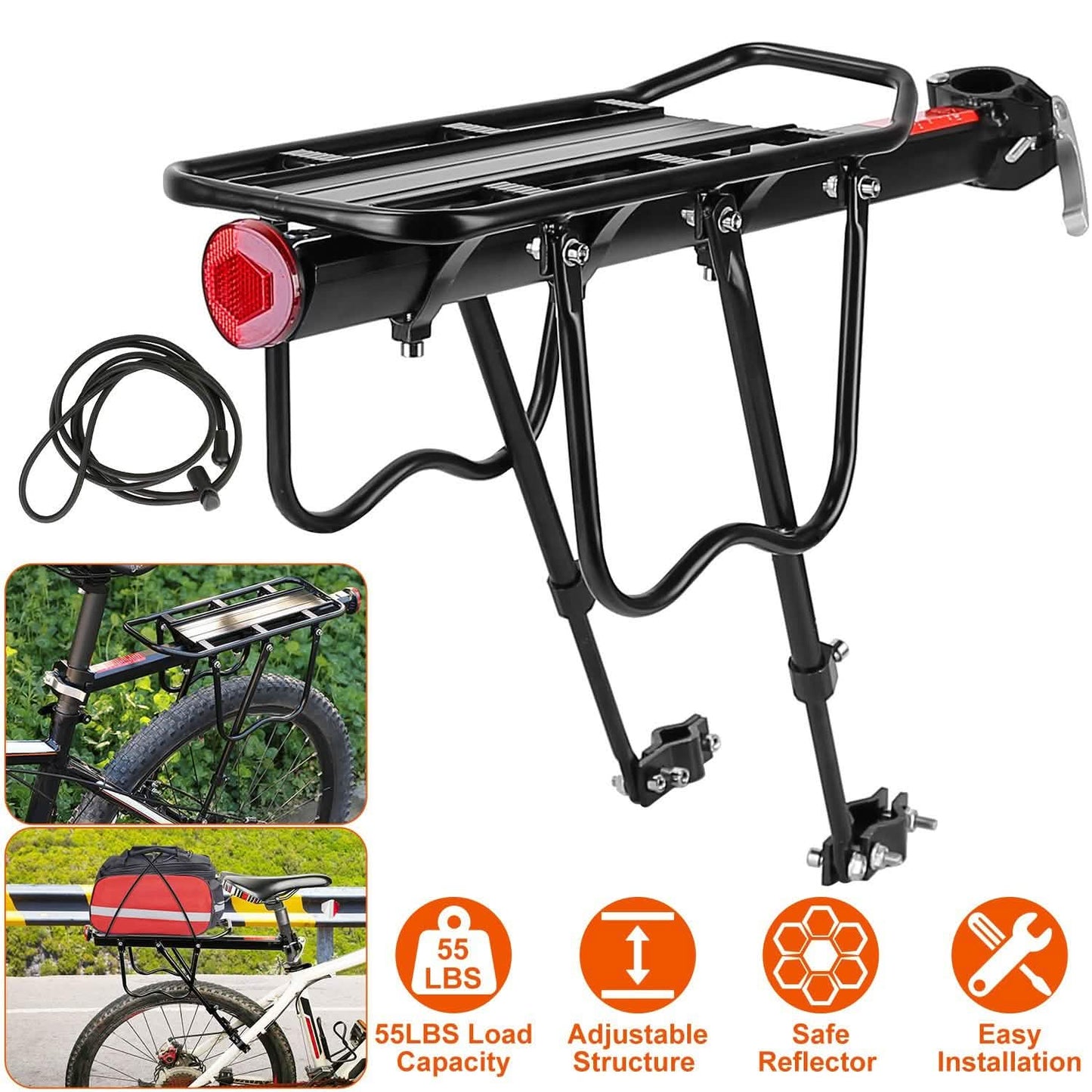 Adjustable Bike Cargo Rack DailySale