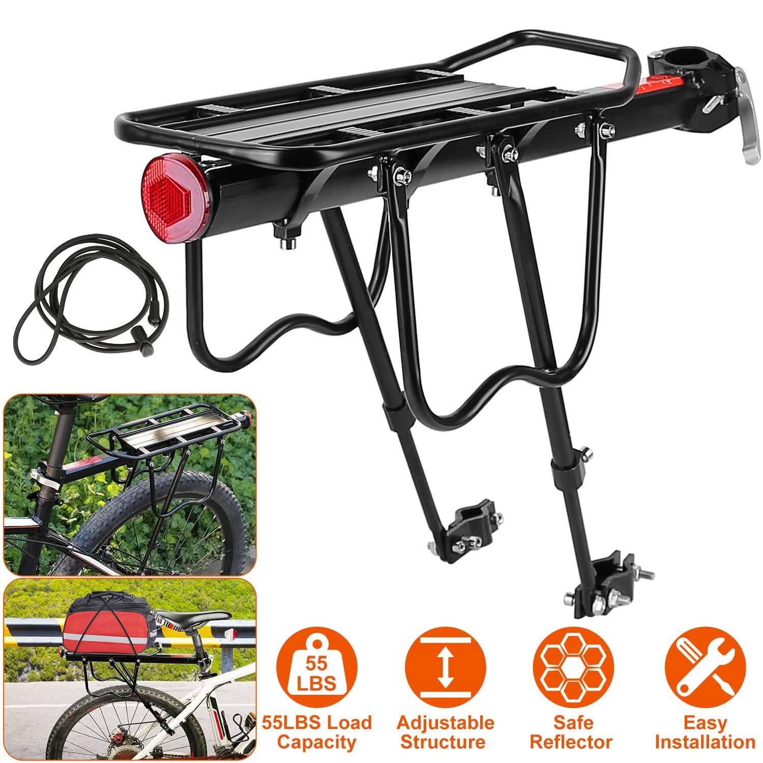 Adjustable Bike Cargo Rack DailySale