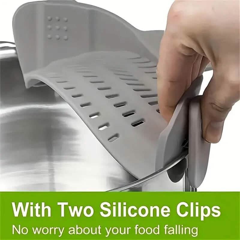 Adjustable Clip-On Strainer for Pots and Pans DailySale