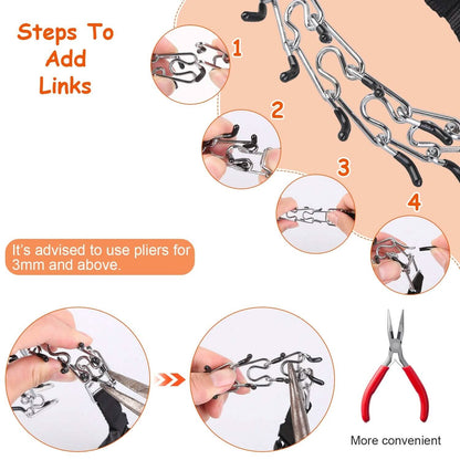 Adjustable Dog Choke Collar Training Chain DailySale