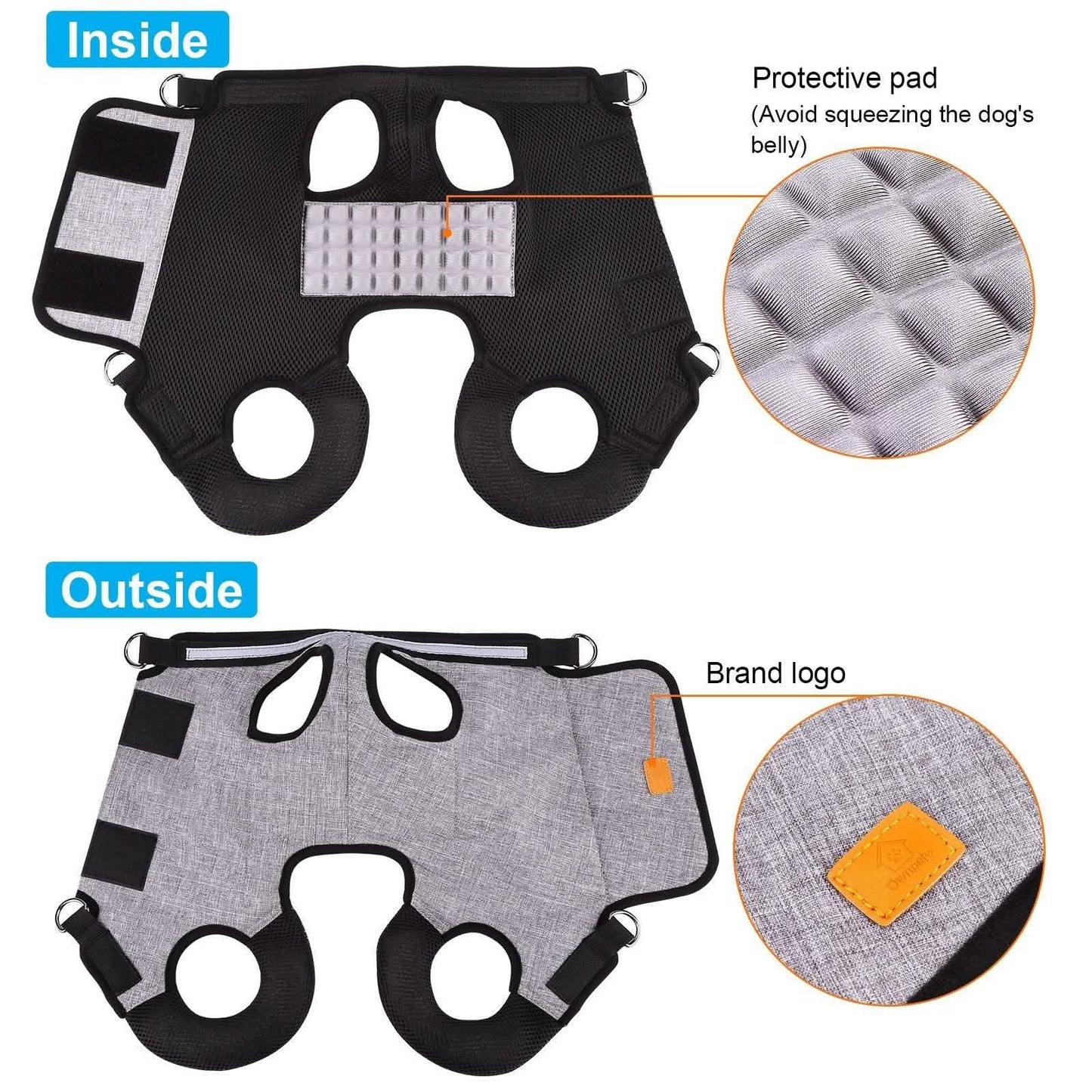 Adjustable Dog Lift Harness DailySale