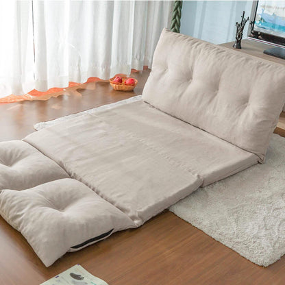 Adjustable Fabric Folding Chaise Lounge Sofa Floor Couch and Sofa DailySale