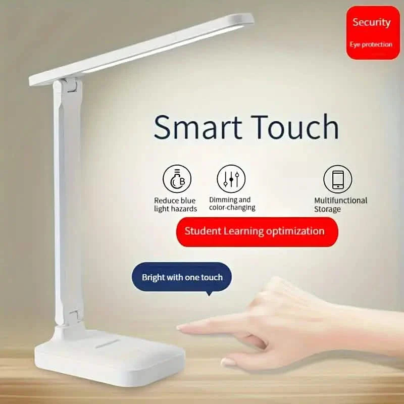 Adjustable LED Desk Lamp with Touch Control, Eye-Care Technology, USB Powered DailySale