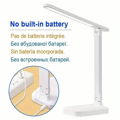 Adjustable LED Desk Lamp with Touch Control, Eye-Care Technology, USB Powered DailySale