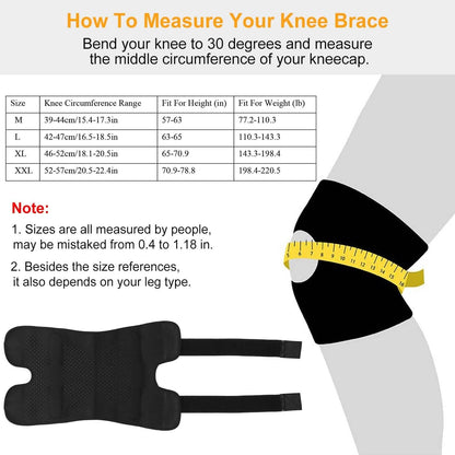 Adjustable Open Patella Compression Knee Brace DailySale