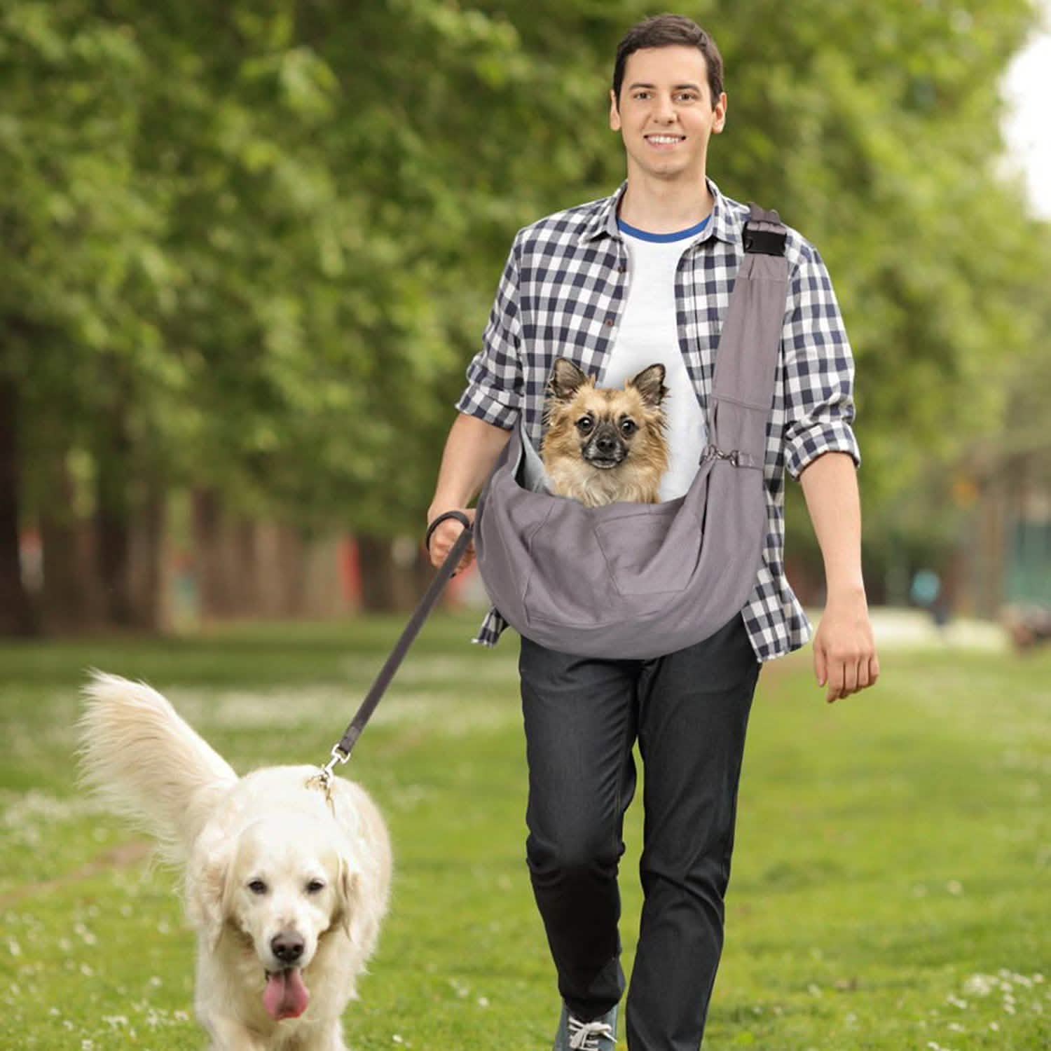 Adjustable Pet Sling Carrier DailySale