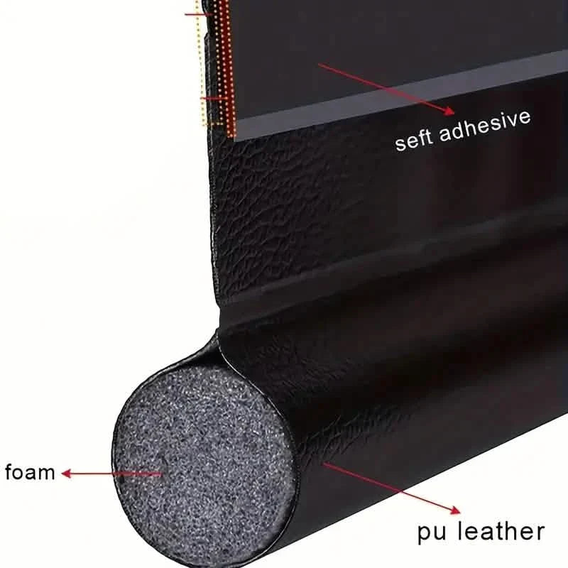 Adjustable Self-Adhesive Sound-Proof Door Bottom Seal Strip DailySale