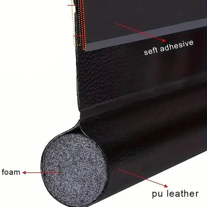 Adjustable Self-Adhesive Sound-Proof Door Bottom Seal Strip DailySale