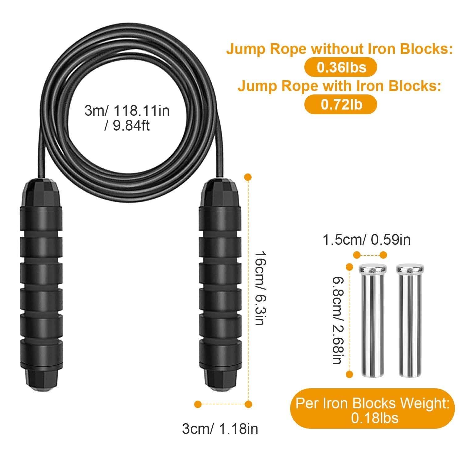 Adjustable Steel Wire Jumping Ropes DailySale